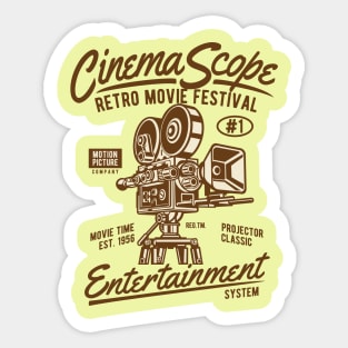 Cinema Scope Sticker